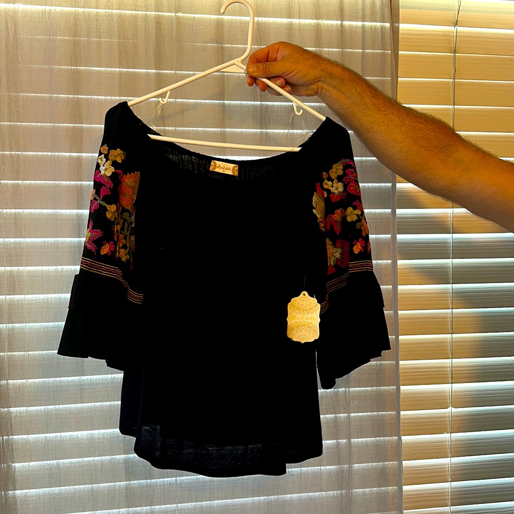 Gorgeous Black Off The Shoulder Blouse From Altered State. Never Worn.